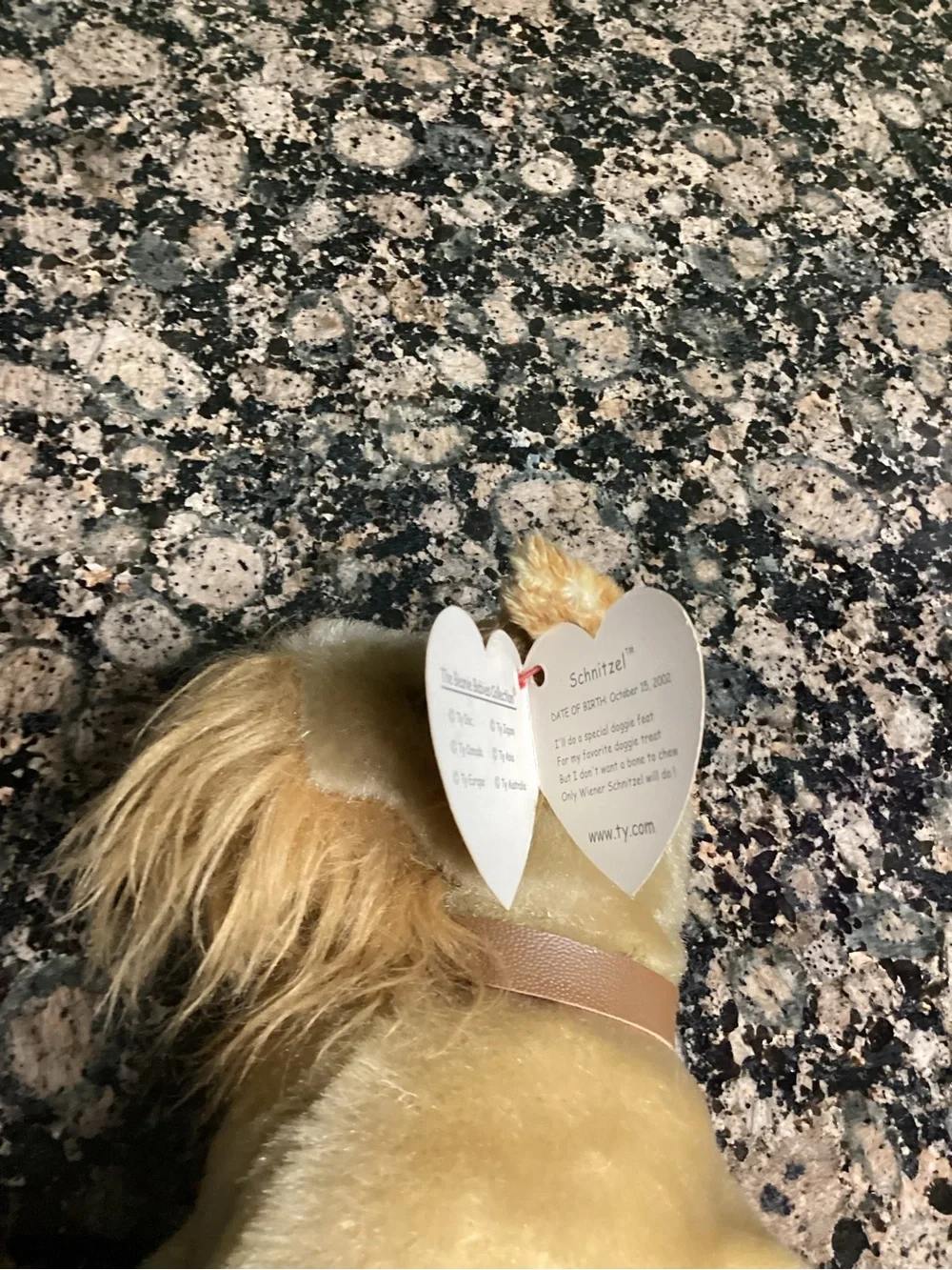 Beanie baby dog “Schnitzel “